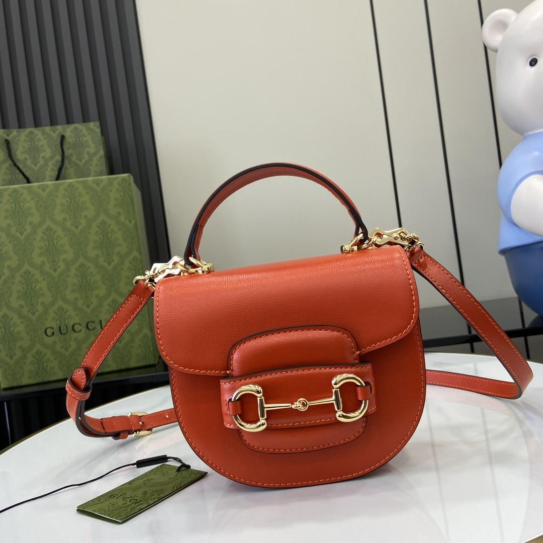 Gucci Horsebit 1955 Mini Top Handle Bag - PerfectKickZ
