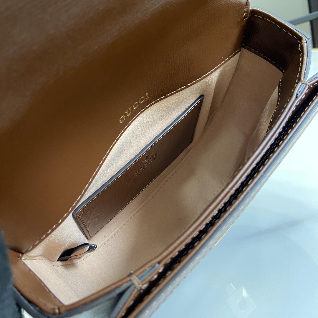 Gucci Horsebit 1955 Mini Top Handle Bag - 