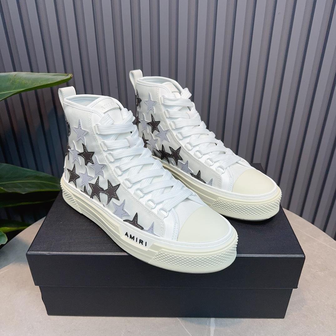 Amiri Stars Court High 'Grey' - PerfectKickZ
