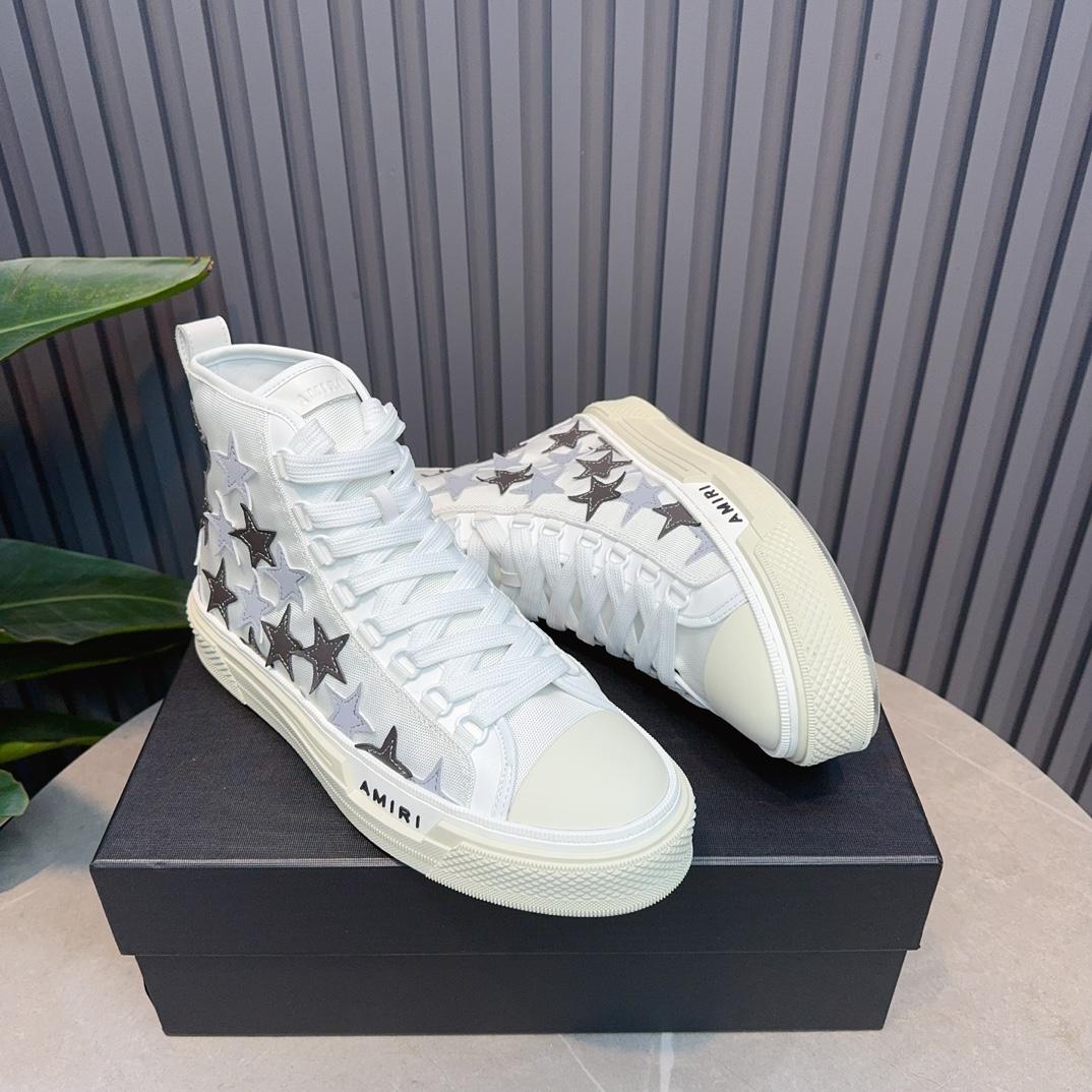 Amiri Stars Court High 'Grey' - PerfectKickZ
