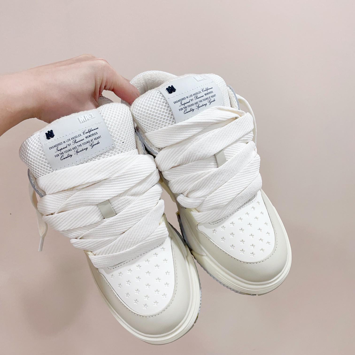 Amiri MA-1 Low Top Lace Up Sneakers - PerfectKickZ