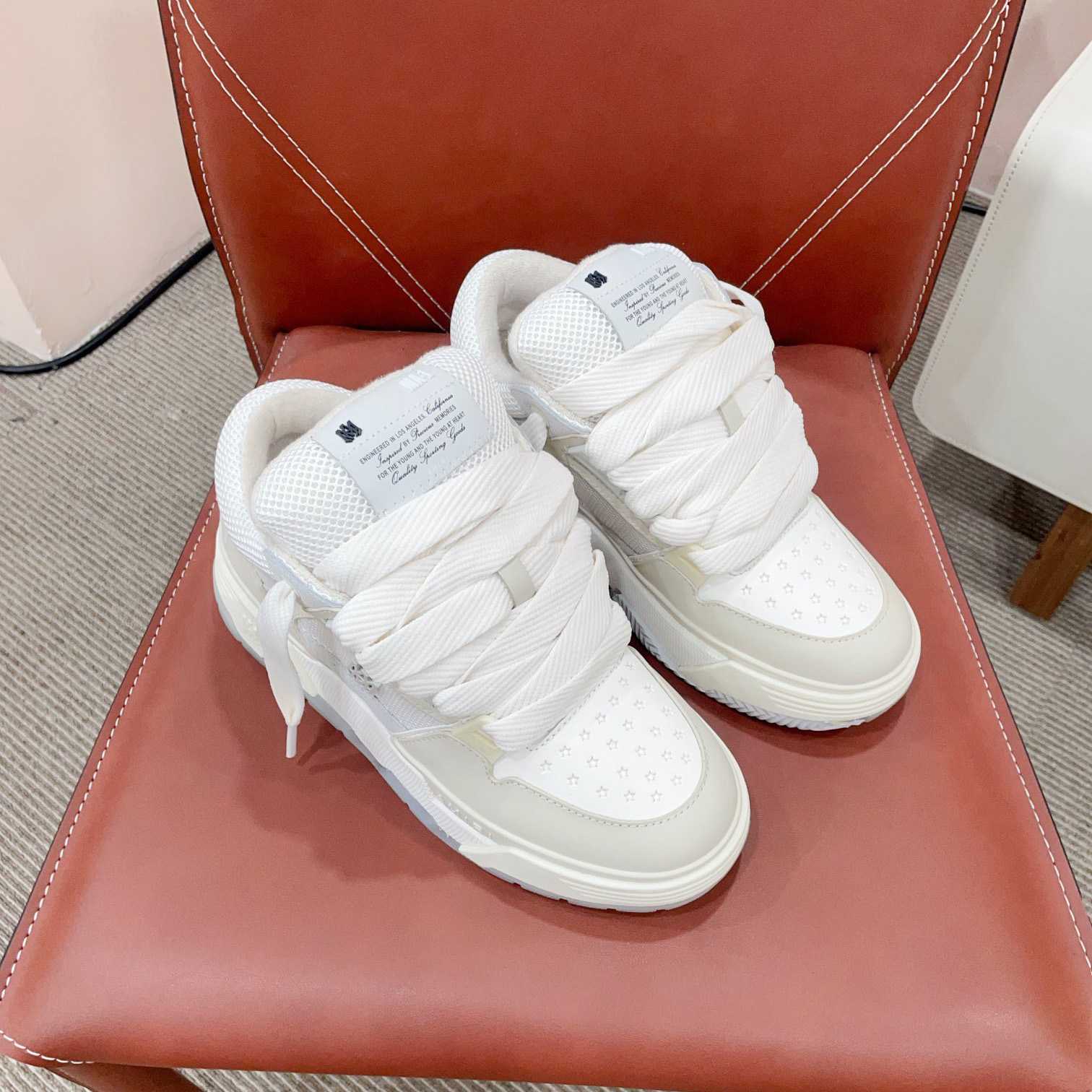 Amiri MA-1 Low Top Lace Up Sneakers - PerfectKickZ