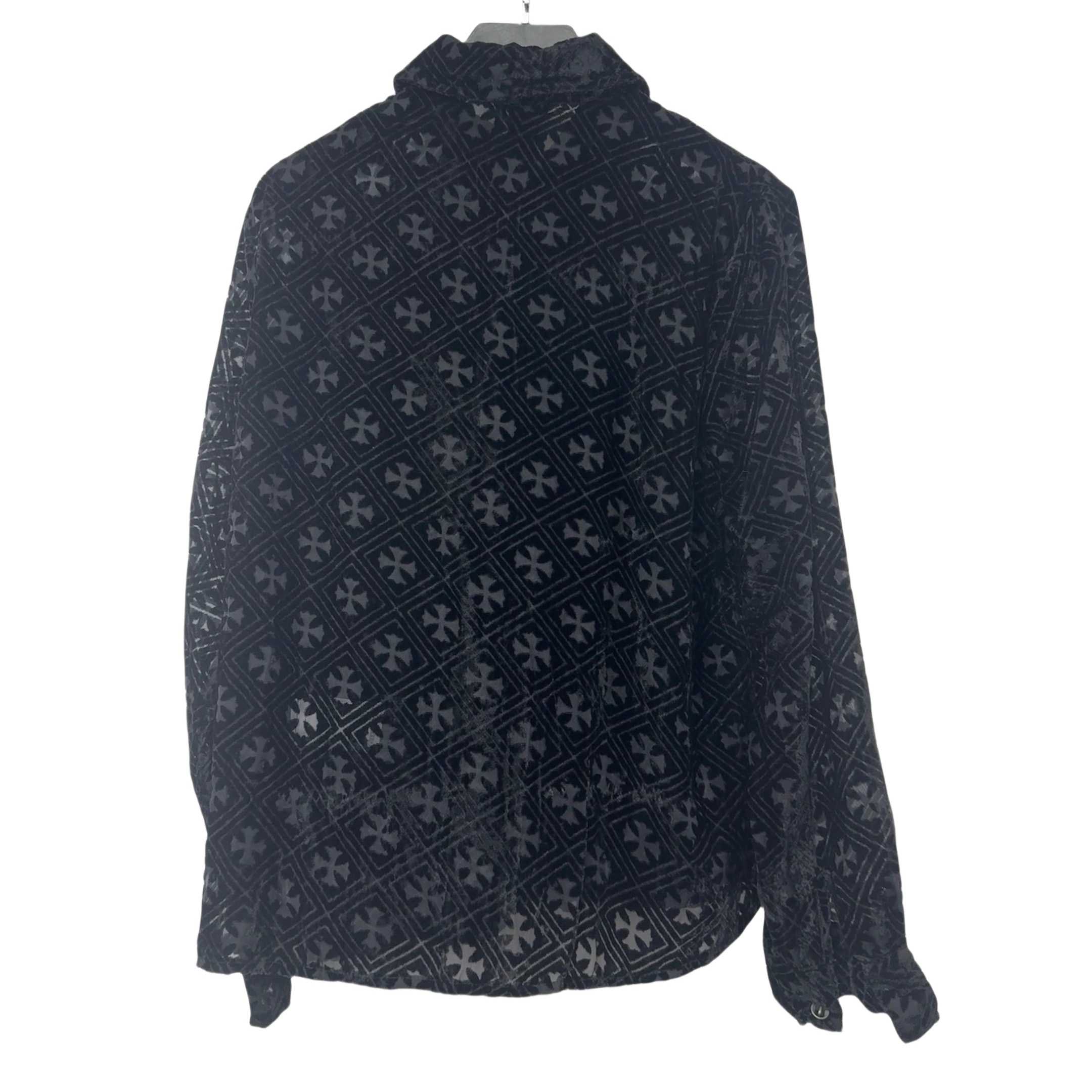 Chrome Hearts Heart Button Down Shirts  - PerfectKickZ