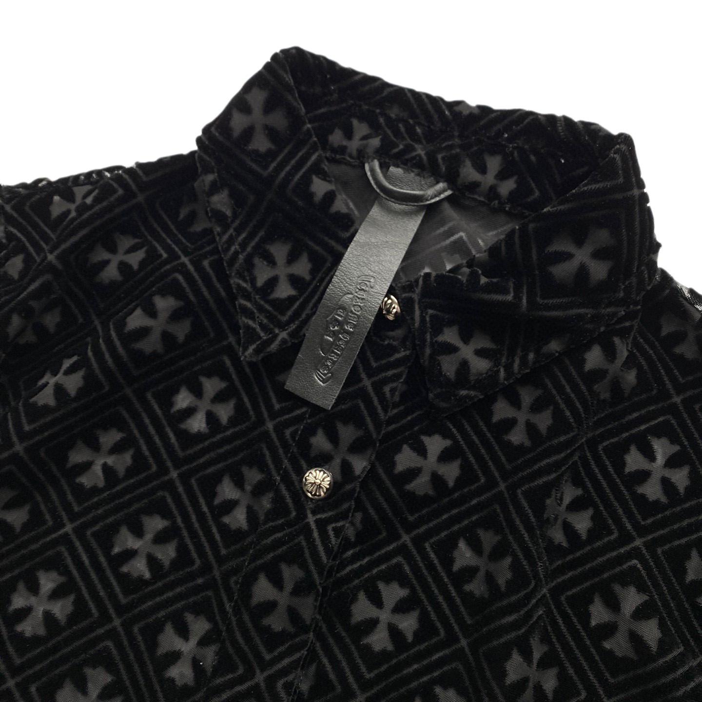 Chrome Hearts Heart Button Down Shirts  - PerfectKickZ