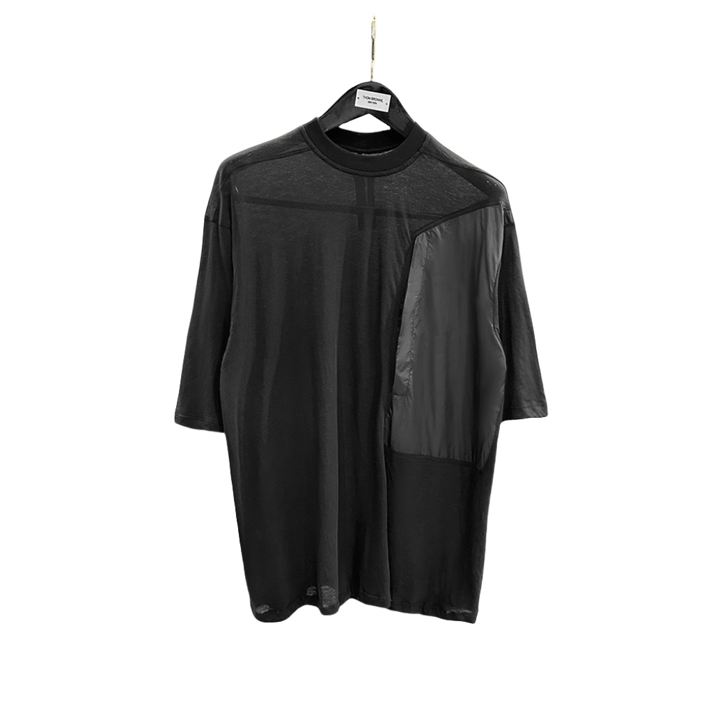 Rick Owens Black Crewneck T-Shirt - PerfectKickZ