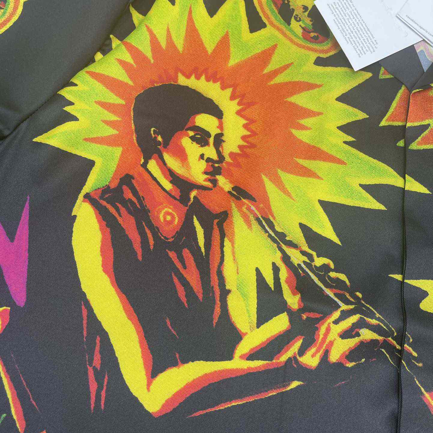 Casablanca Music For the People Silk Shirt   CA3471 - PerfectKickZ