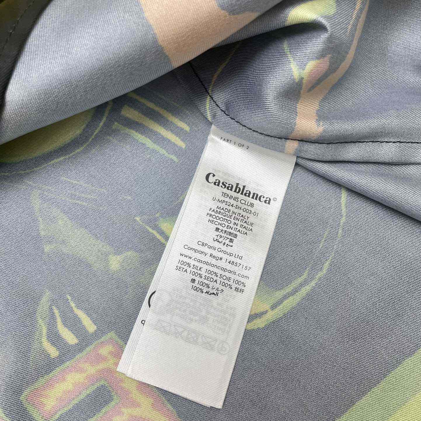 Casablanca Music For the People Silk Shirt   CA3471 - PerfectKickZ