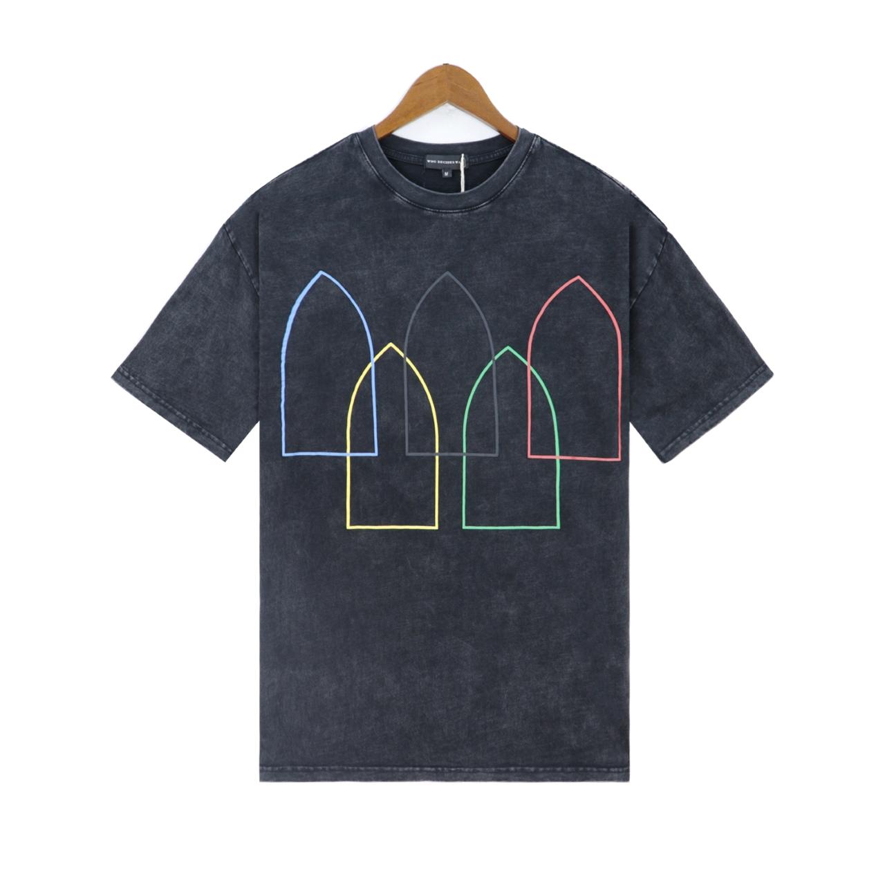 Who Decides War Interwoven Windows Short-Sleeve 'Coal' - PerfectKickZ