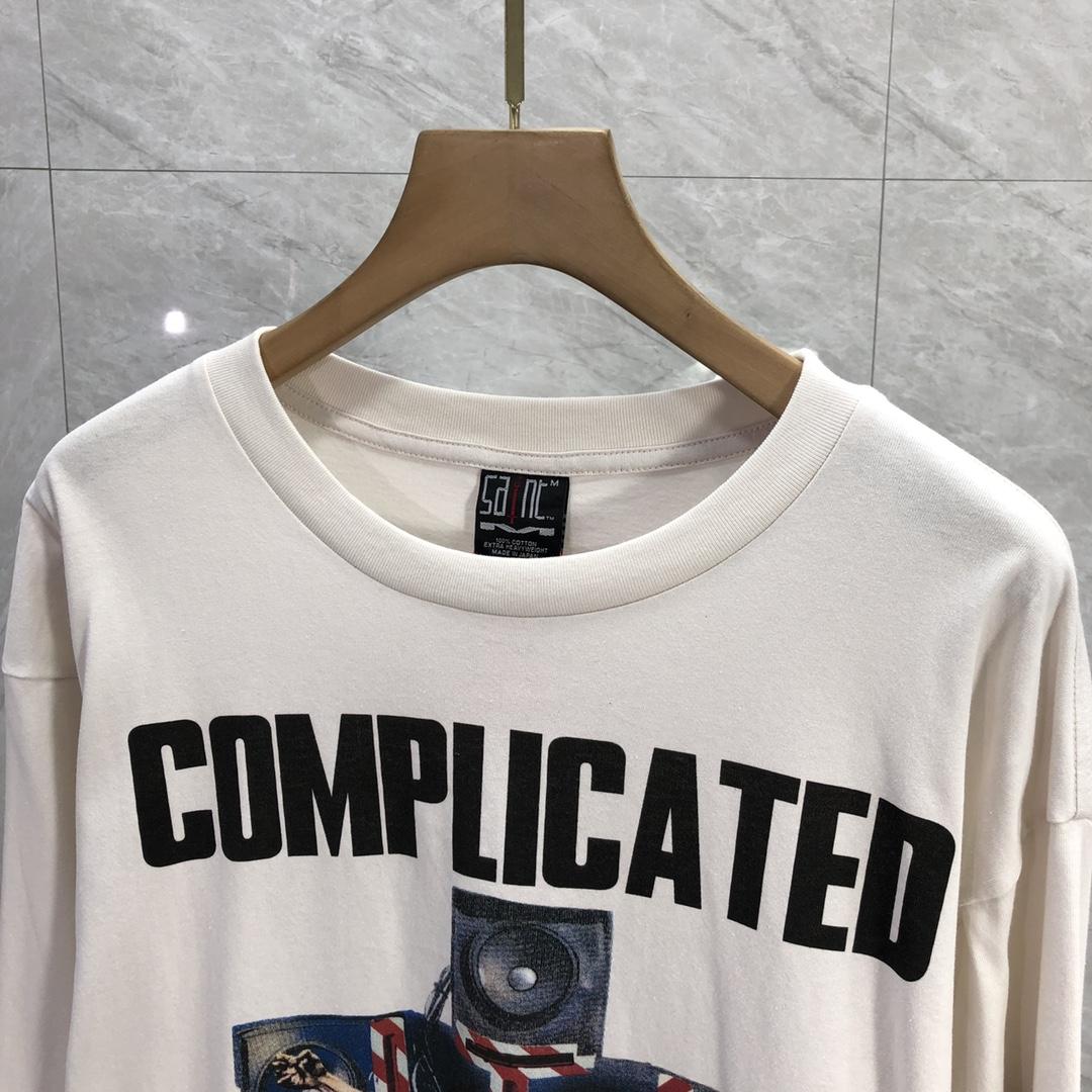 Saint Michael Complicated Long Sleeve Tee - PerfectKickZ