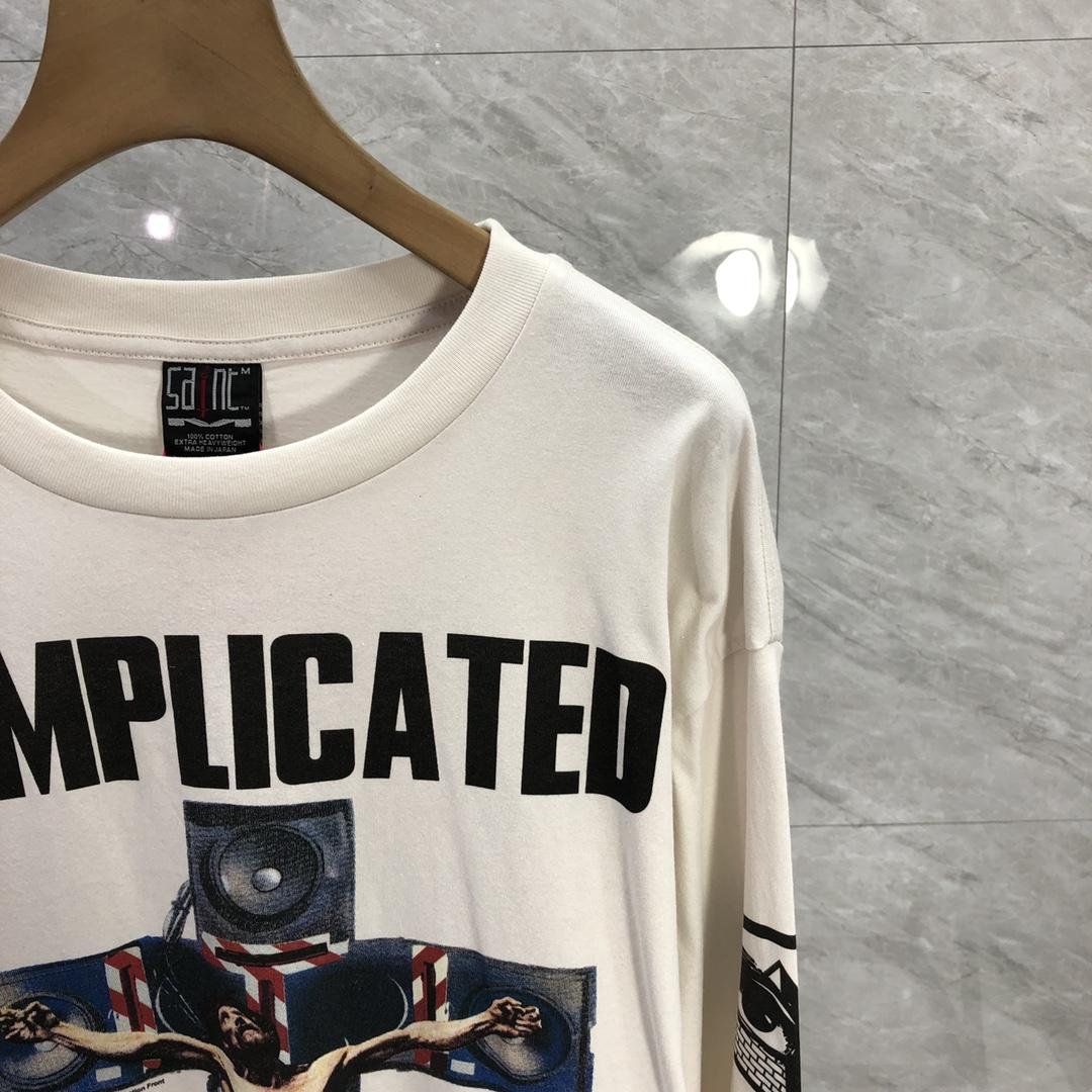 Saint Michael Complicated Long Sleeve Tee - PerfectKickZ