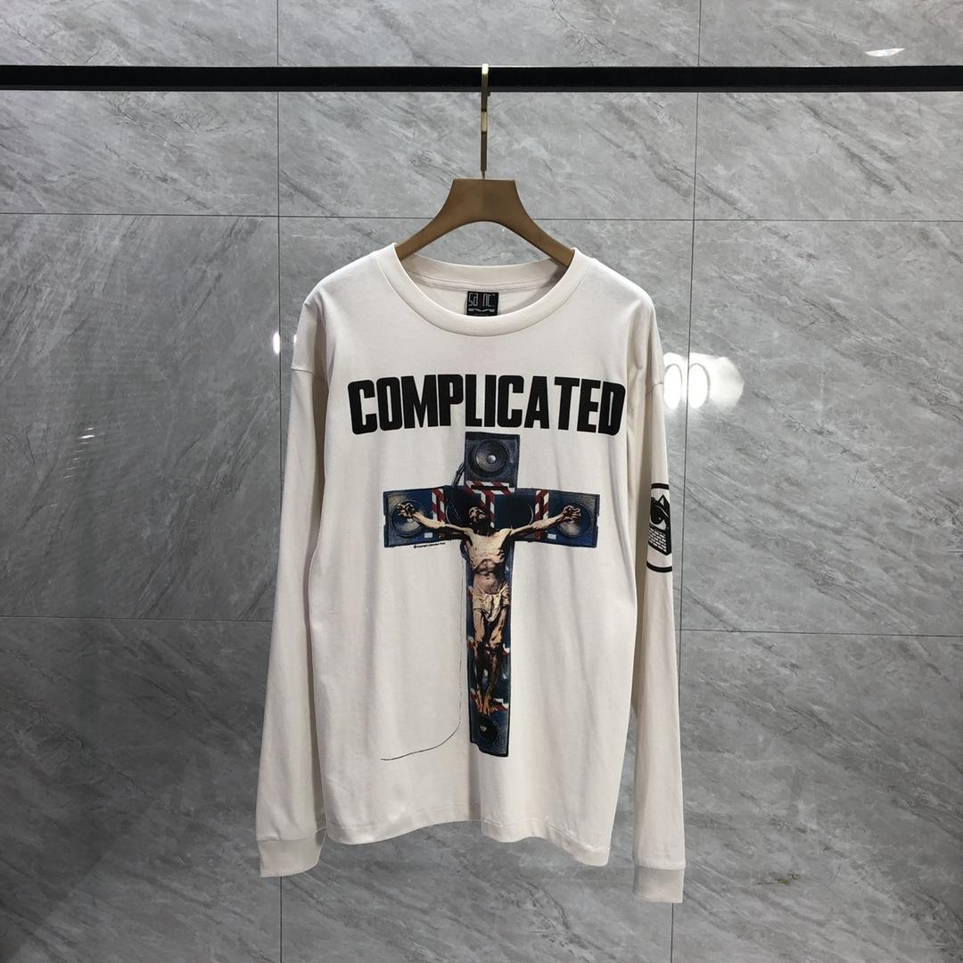 Saint Michael Complicated Long Sleeve Tee - PerfectKickZ