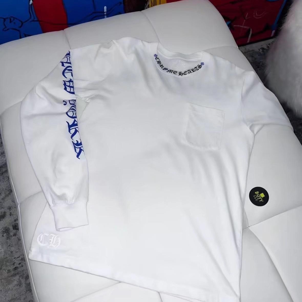 Chrome Hearts Logo Long Sleeve T-Shirt - PerfectKickZ