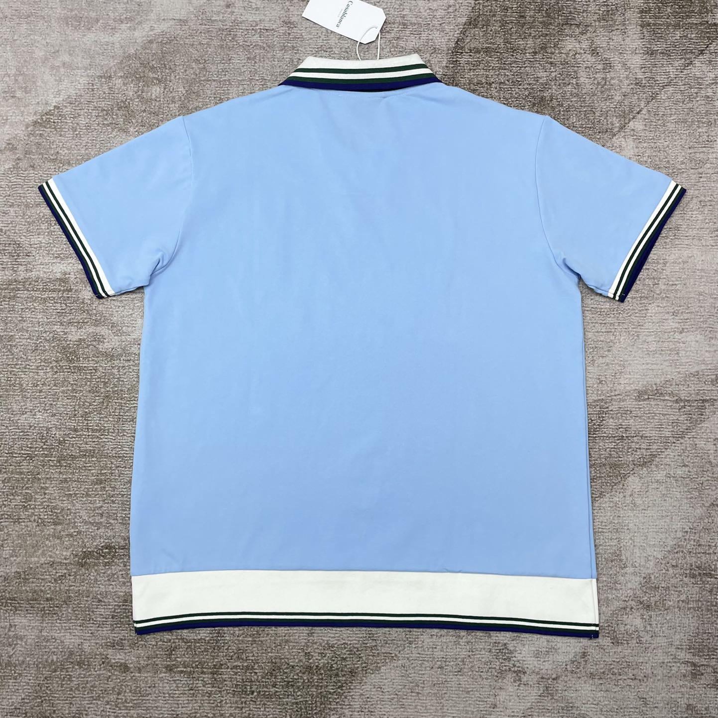Casablanca Polo Shirt   c855 - PerfectKickZ