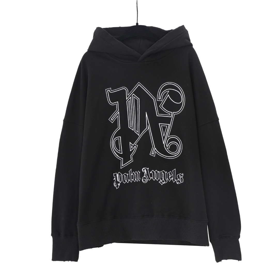 Palm Angels Monogram Statement Hoody - PerfectKickZ