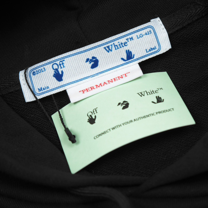 Off-White C/O Virgil Abloh Printed Cotton Hoodie - PerfectKickZ