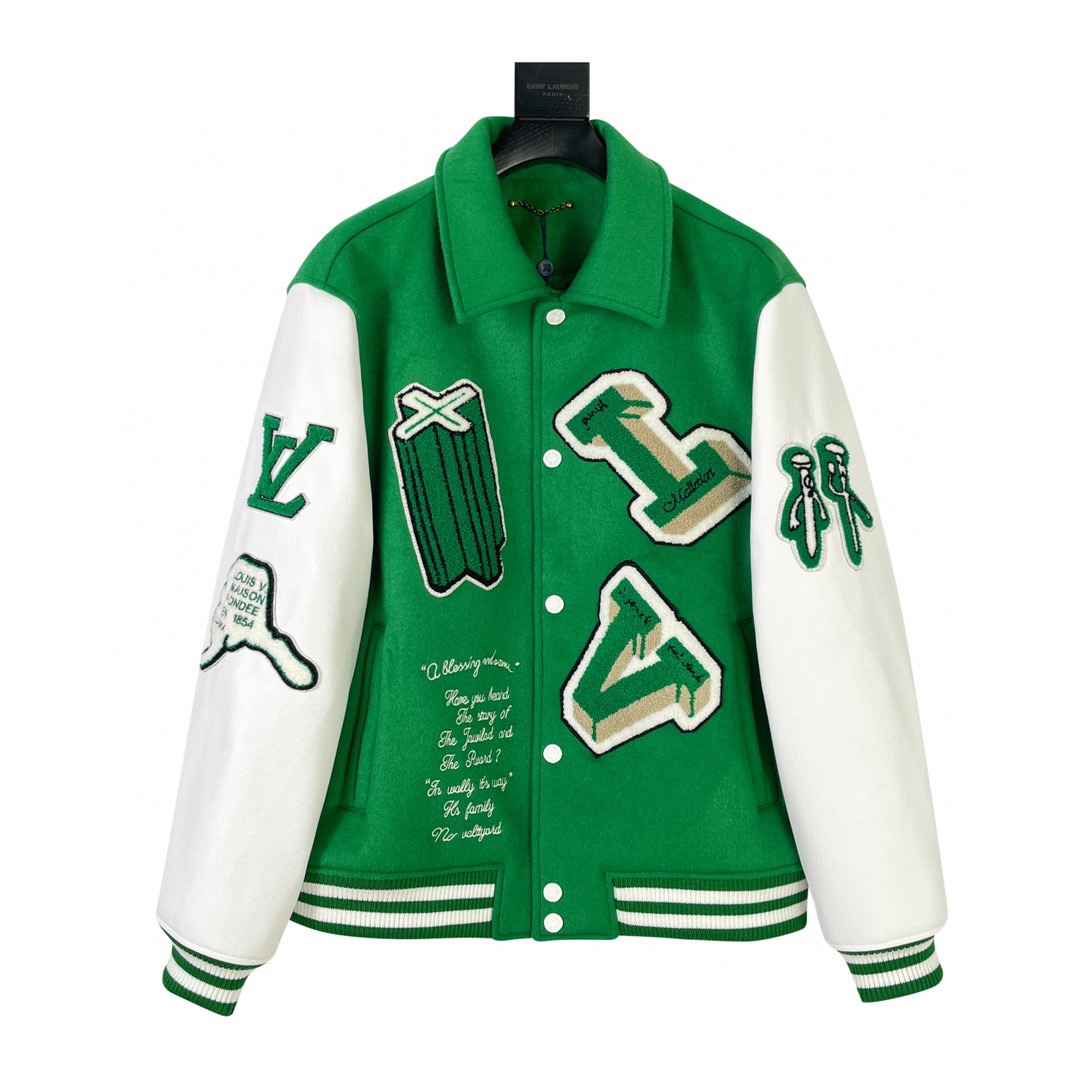 Louis Vuitton Leather Basketball Jacket - PerfectKickZ