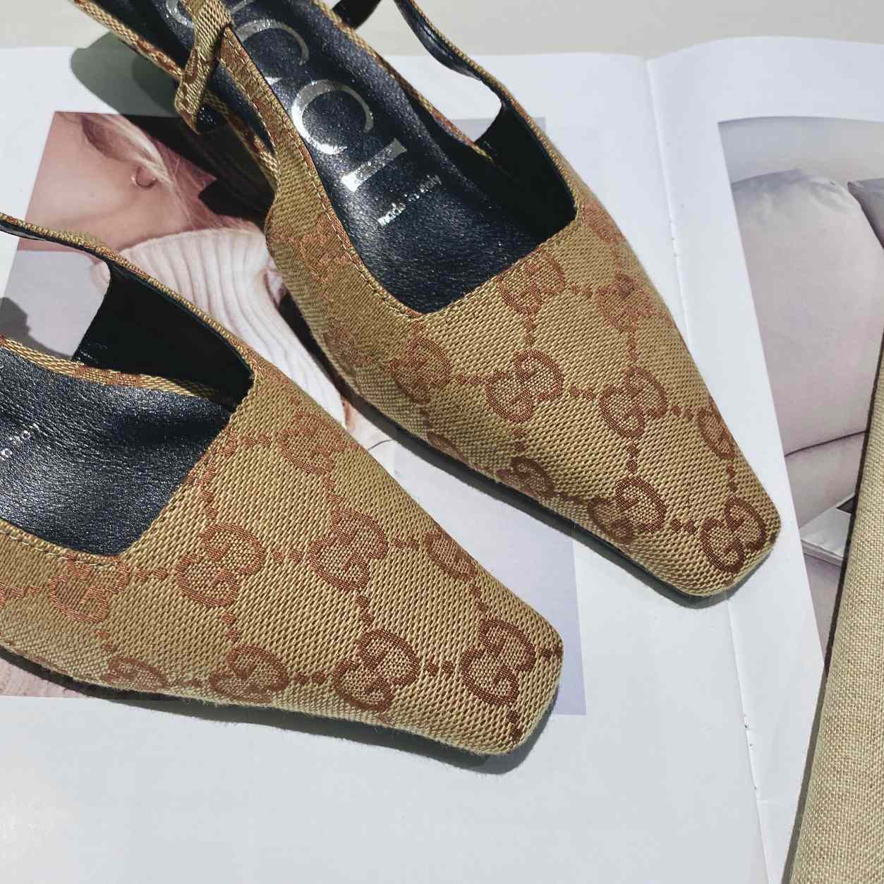 Gucci Women's GG Slingback Ballet Flat - PerfectKickZ