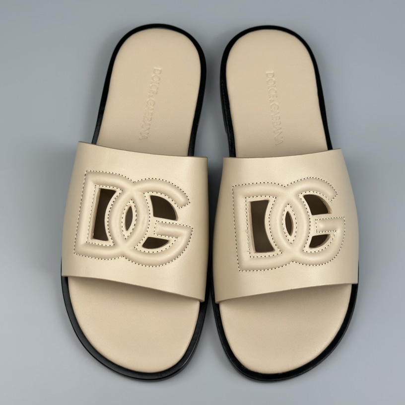 Dolce & Gabbana Calfskin sliders - PerfectKickZ
