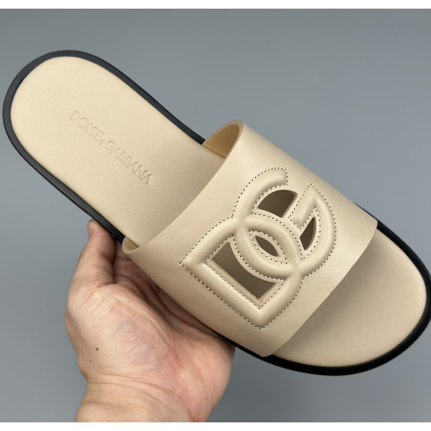 Dolce & Gabbana Calfskin sliders - PerfectKickZ
