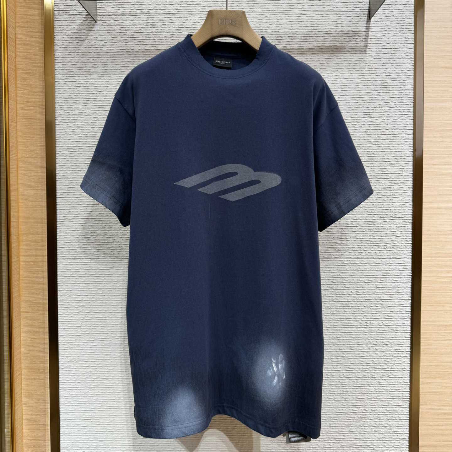 Balenciaga Unisex 3B Stencil Oversized T-shirt In Cotton - PerfectKickZ