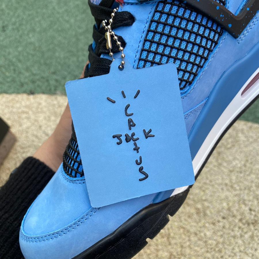 Air Jordan 4 x Travis Scott Cactus Sneaker  308497-406 - PerfectKickZ