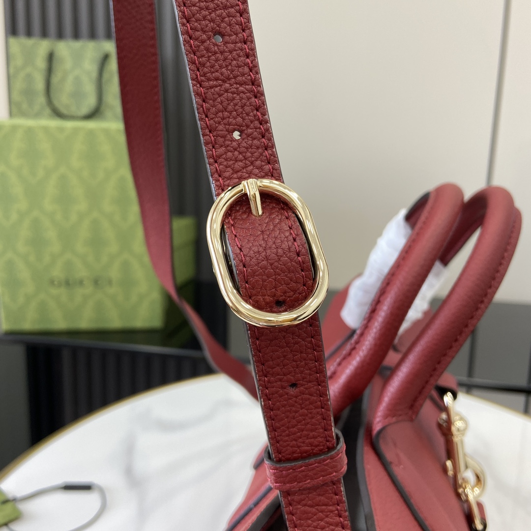 Gucci Medium Tote Bag With Hook Closure - PerfectKickZ