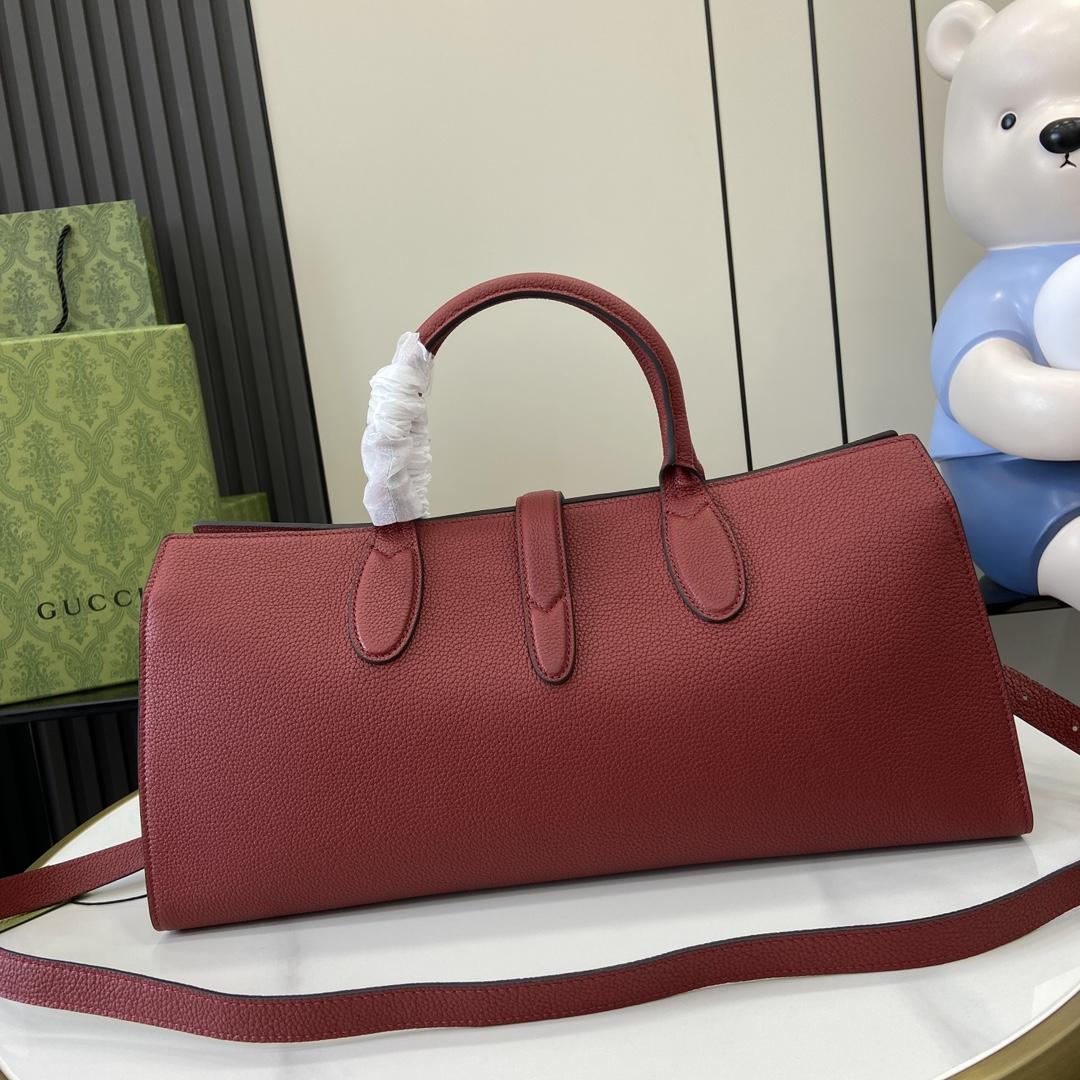 Gucci Medium Tote Bag With Hook Closure - PerfectKickZ