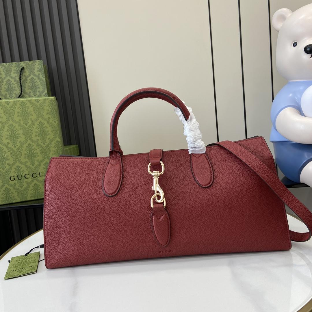 Gucci Medium Tote Bag With Hook Closure - PerfectKickZ