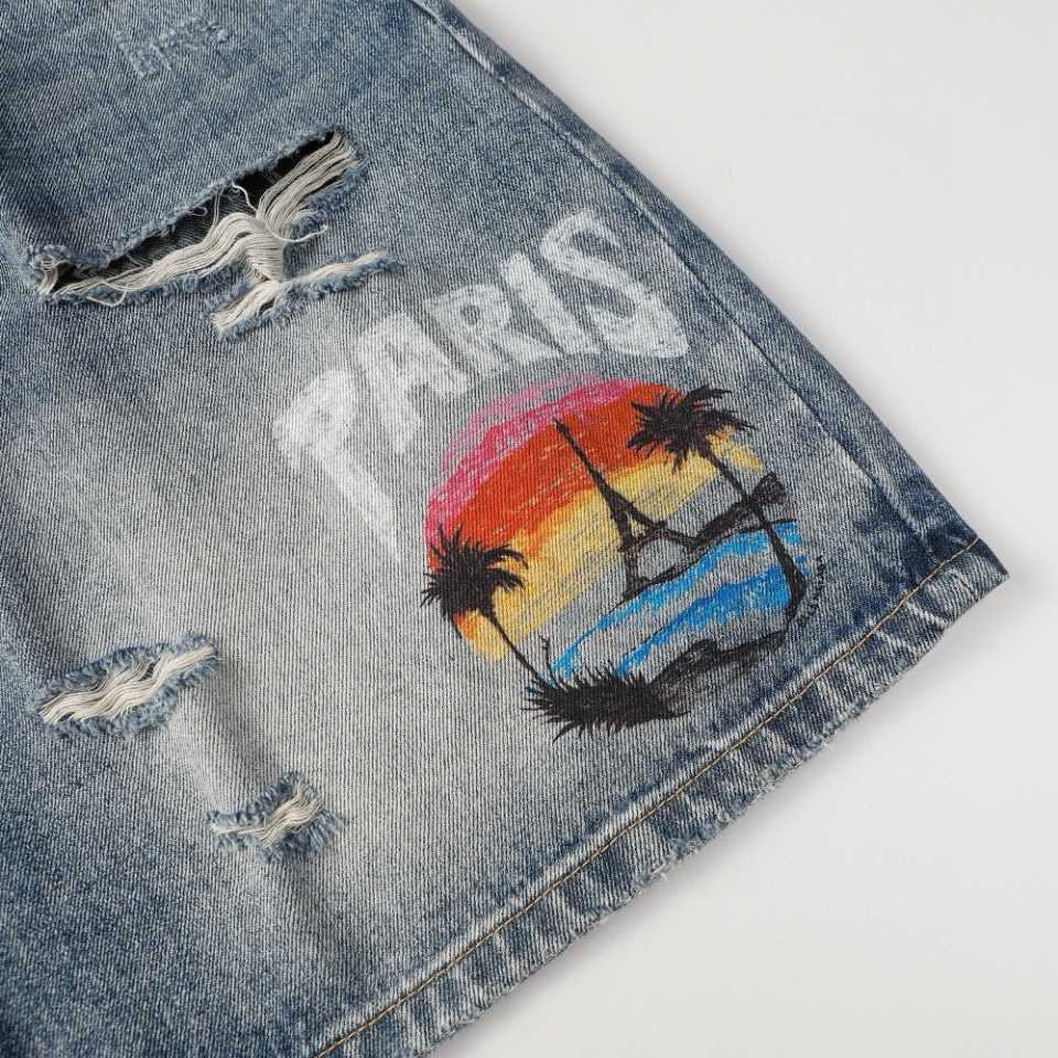 Balenciaga Denim Shorts - PerfectKickZ