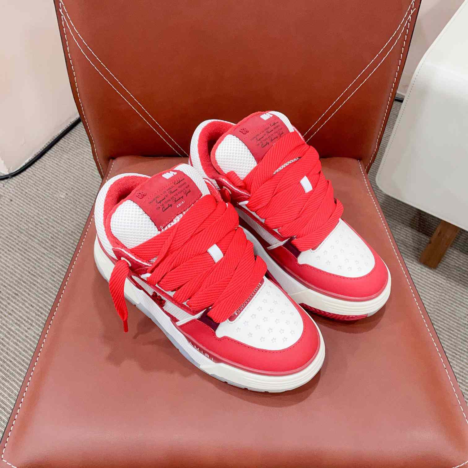 Amiri MA-1 Low Top Lace Up Sneakers - PerfectKickZ