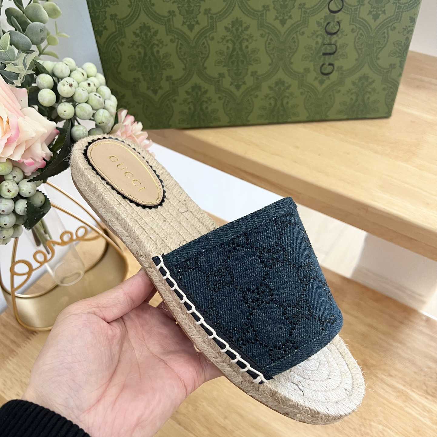 Gucci Women's Slide Espadrille  - PerfectKickZ