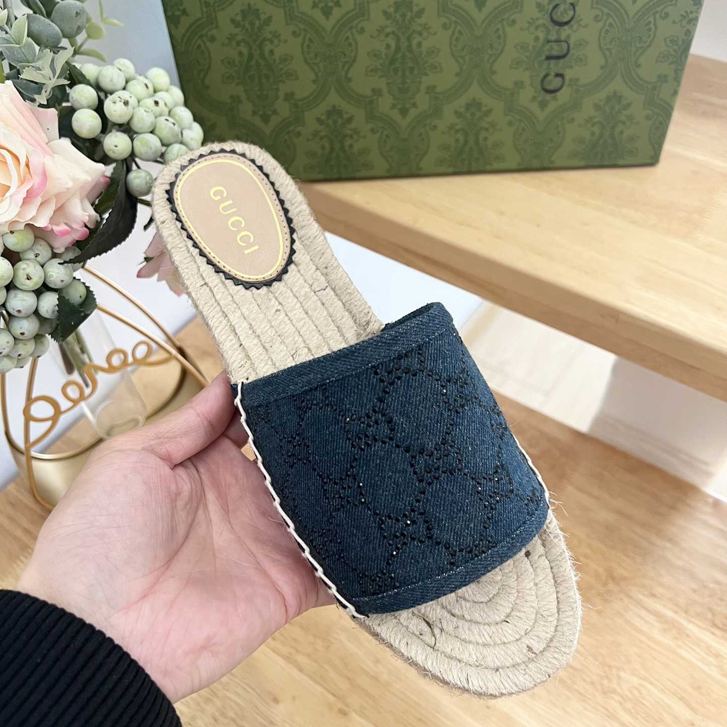 Gucci Women's Slide Espadrille  - PerfectKickZ