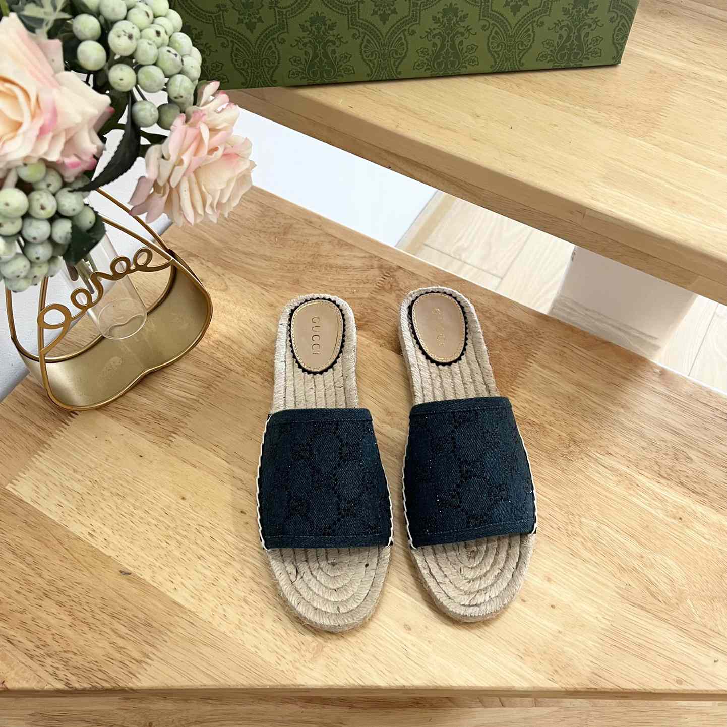 Gucci Women's Slide Espadrille  - PerfectKickZ