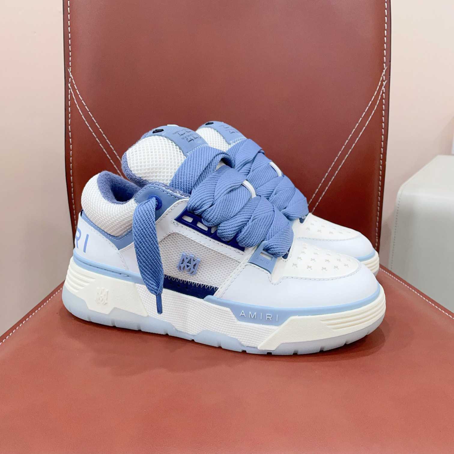 Amiri MA-1 Low Top Lace Up Sneakers - PerfectKickZ