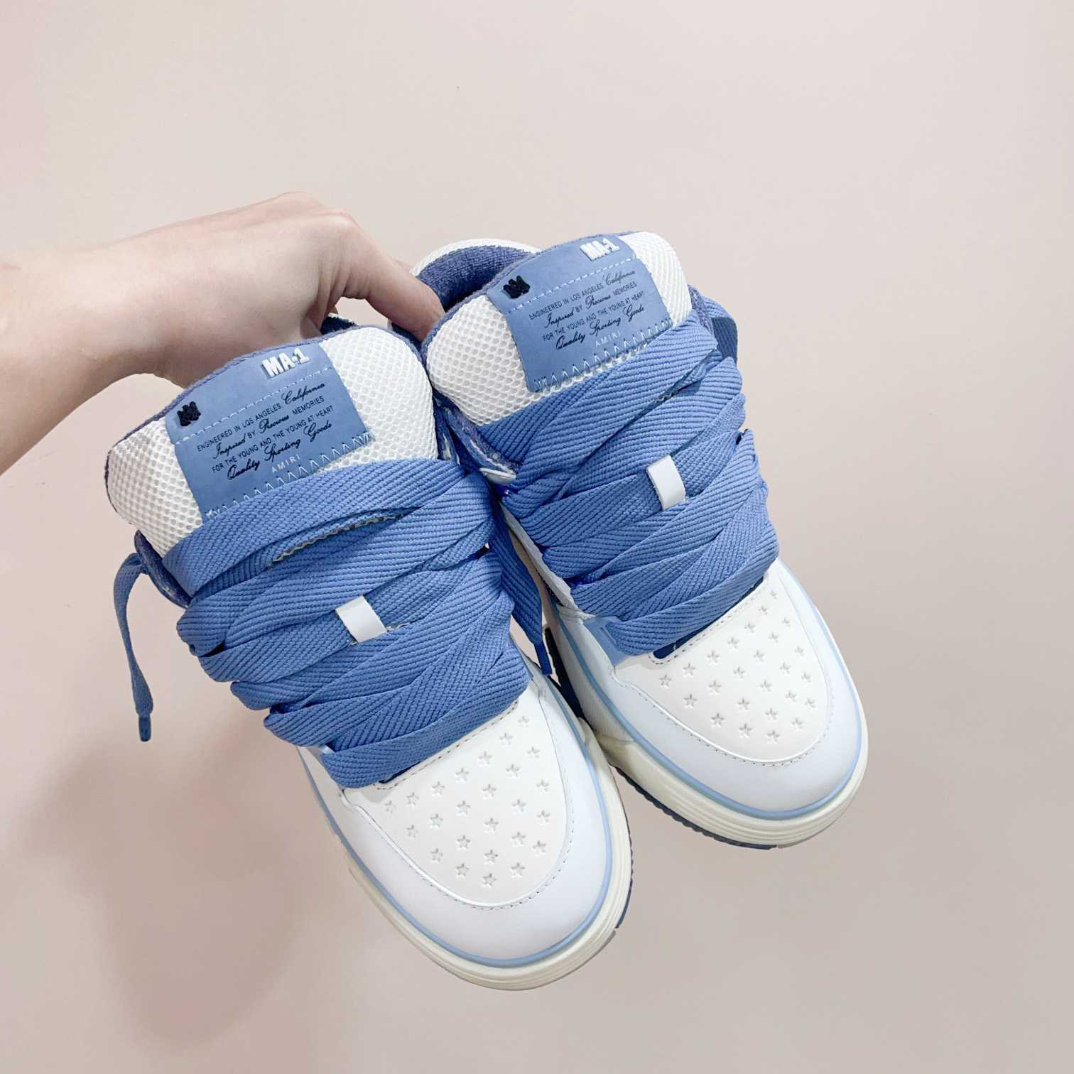 Amiri MA-1 Low Top Lace Up Sneakers - PerfectKickZ
