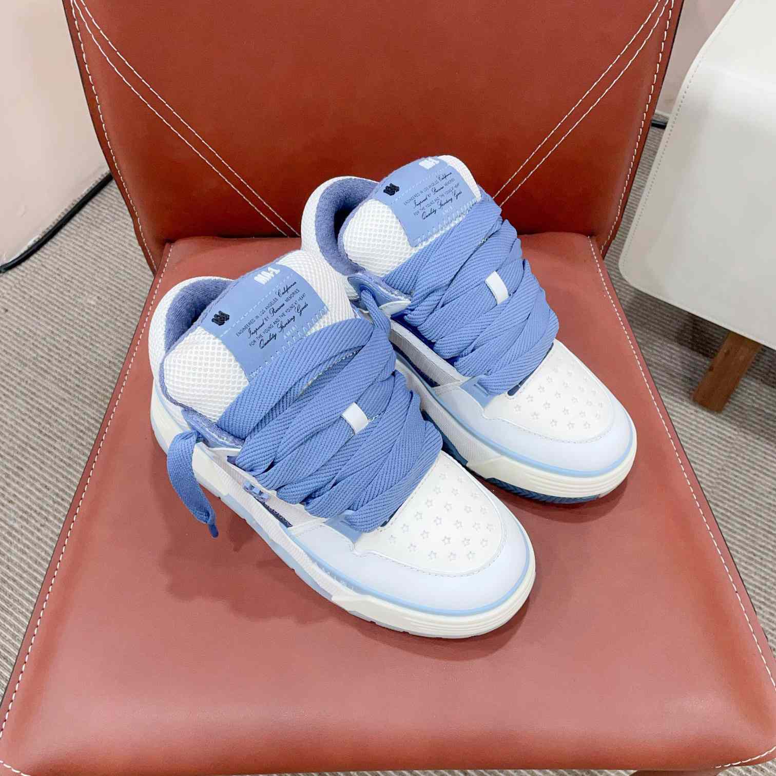 Amiri MA-1 Low Top Lace Up Sneakers - PerfectKickZ