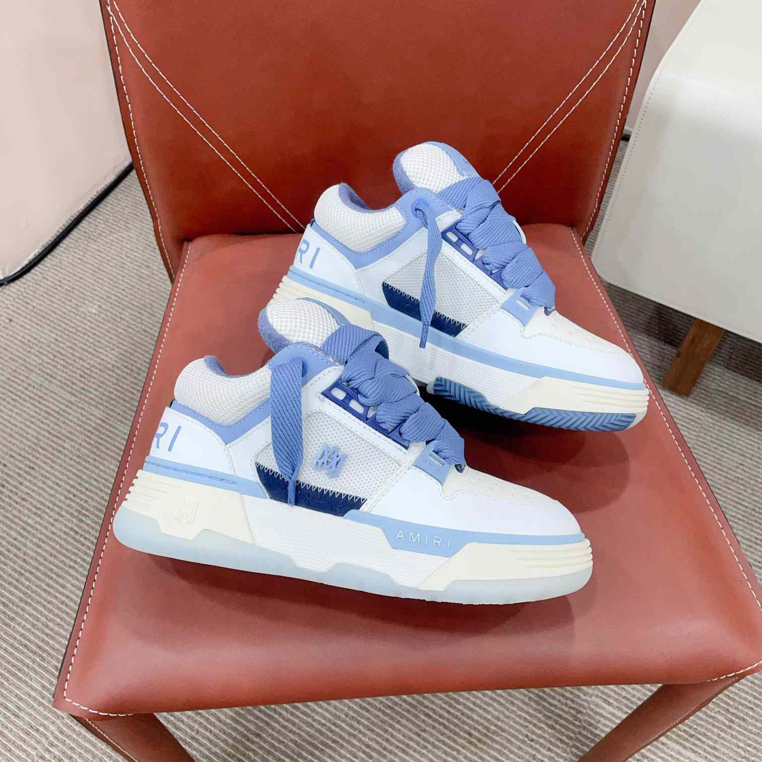 Amiri MA-1 Low Top Lace Up Sneakers - PerfectKickZ
