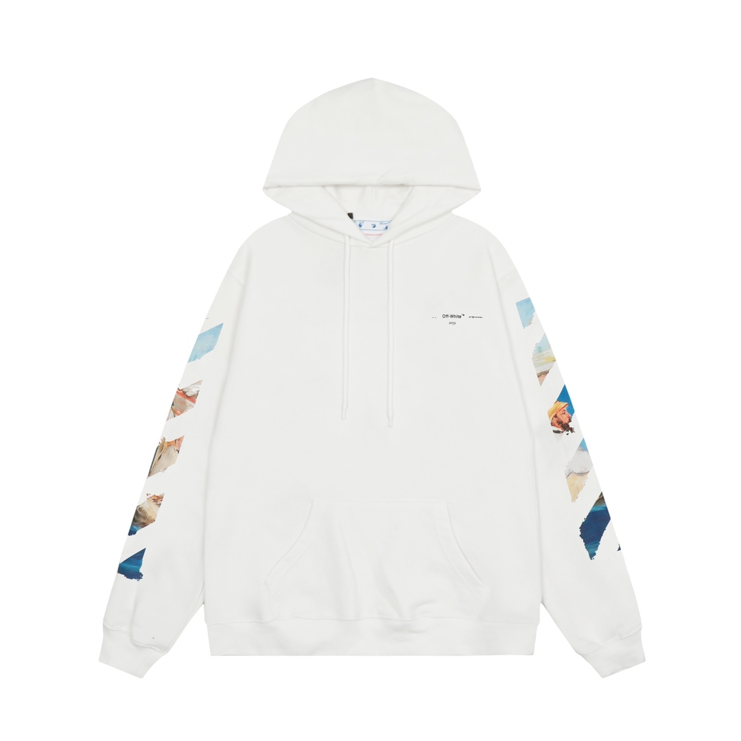 Off-White Cotton Hoodie - PerfectKickZ