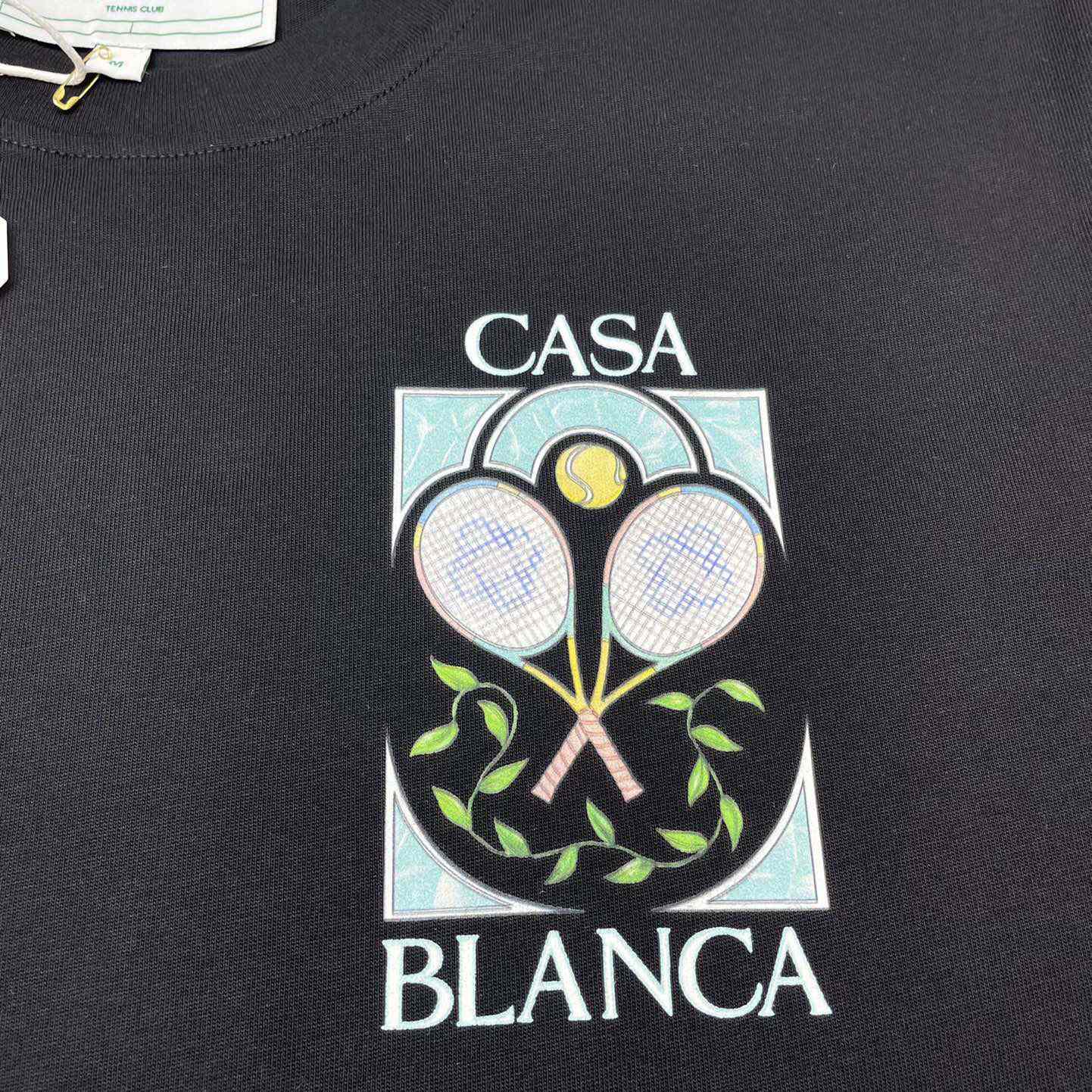 Casablanca Tennis Pastelle Printed T-Shirt   C871 - PerfectKickZ