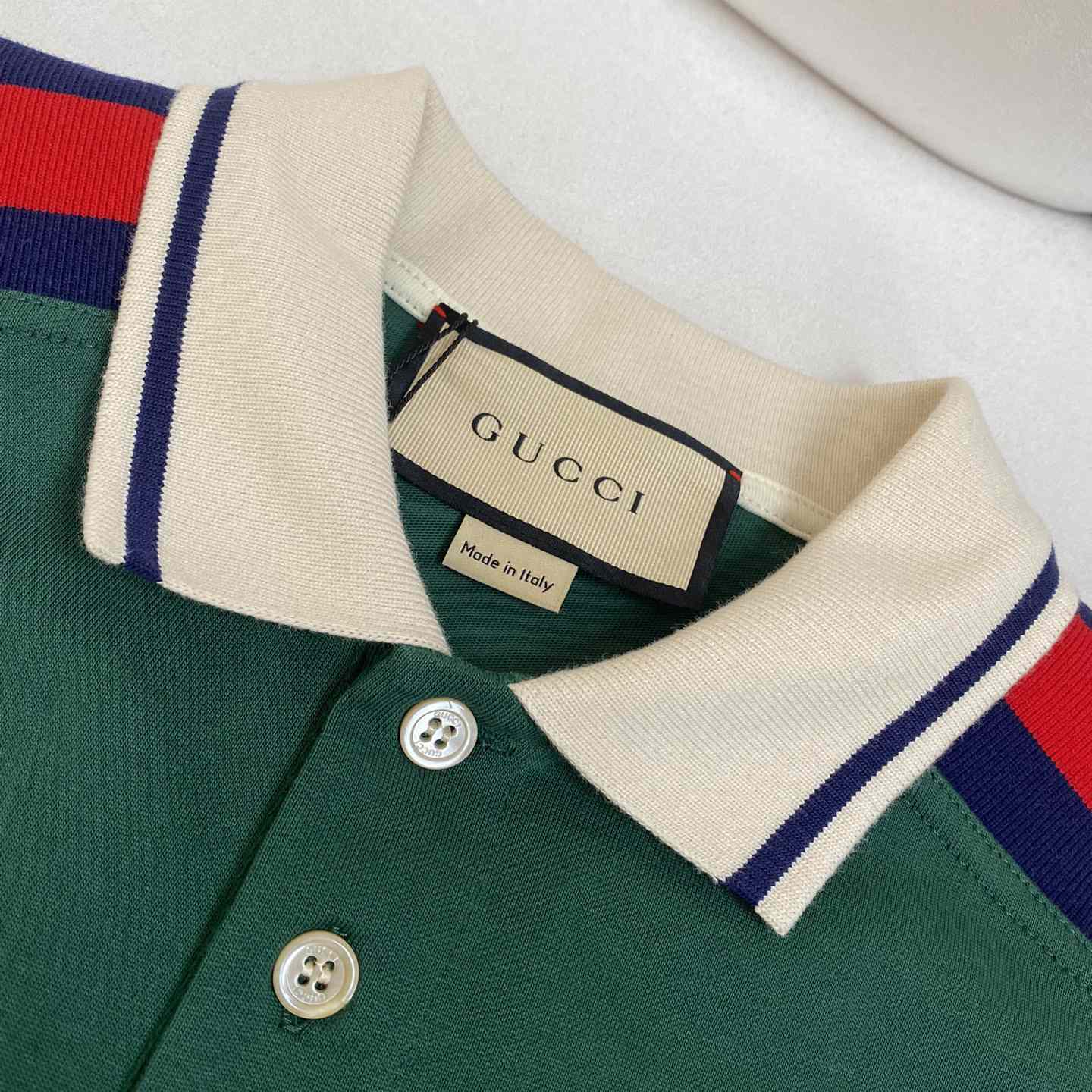 Gucci Cotton Polo With Interlocking G - PerfectKickZ