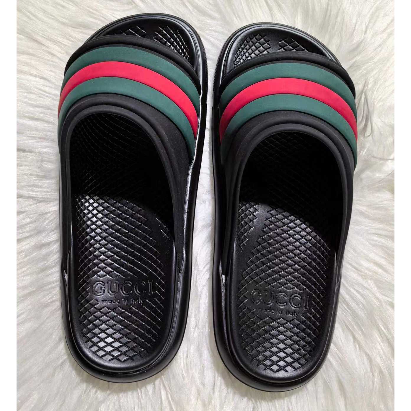 Gucci Web Slide Sandal - PerfectKickZ