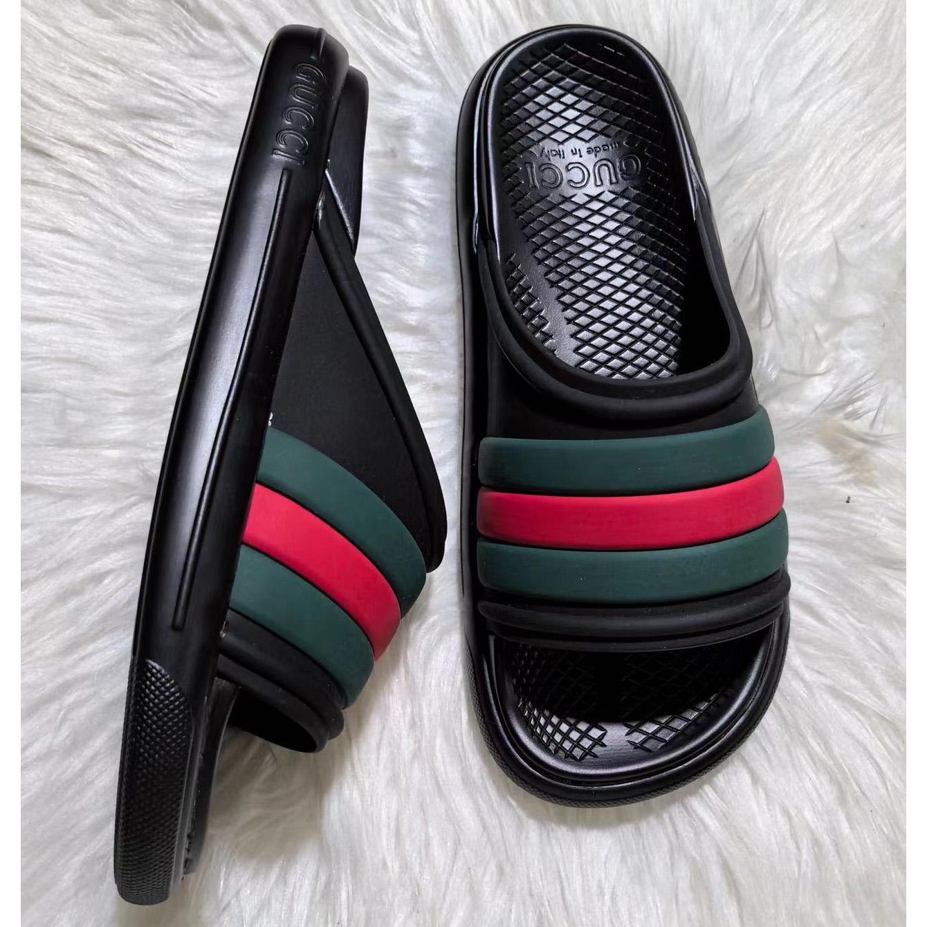 Gucci Web Slide Sandal - PerfectKickZ