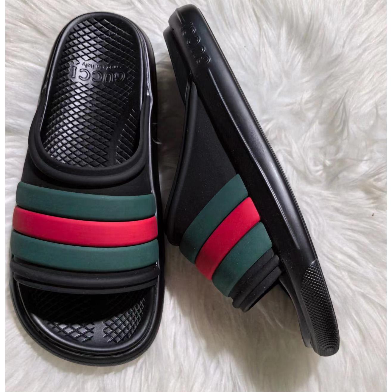 Gucci Web Slide Sandal - PerfectKickZ