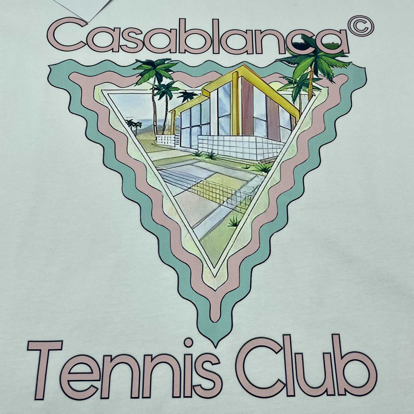 Casablanca  Tennis Club Icon T-shirt  C875 - PerfectKickZ