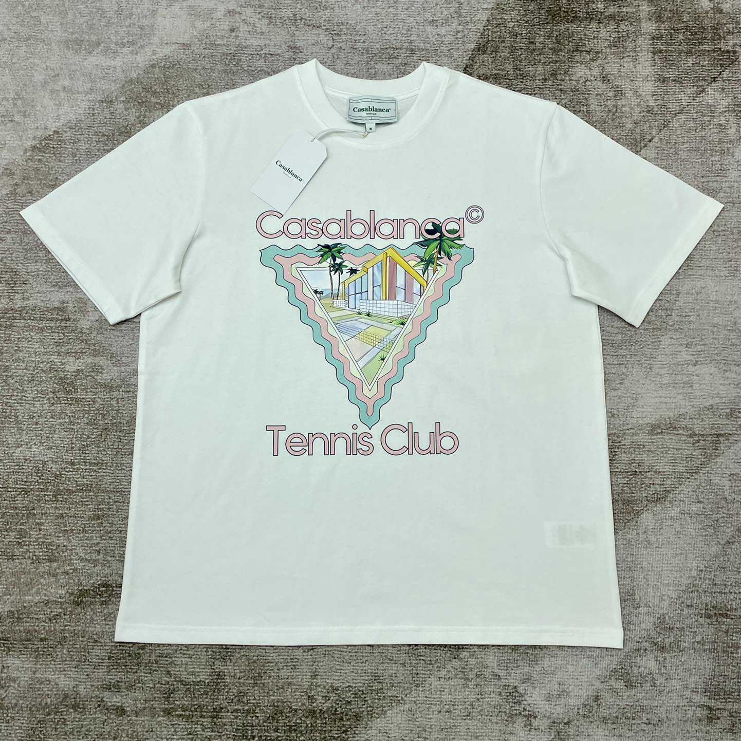 Casablanca  Tennis Club Icon T-shirt  C875 - PerfectKickZ