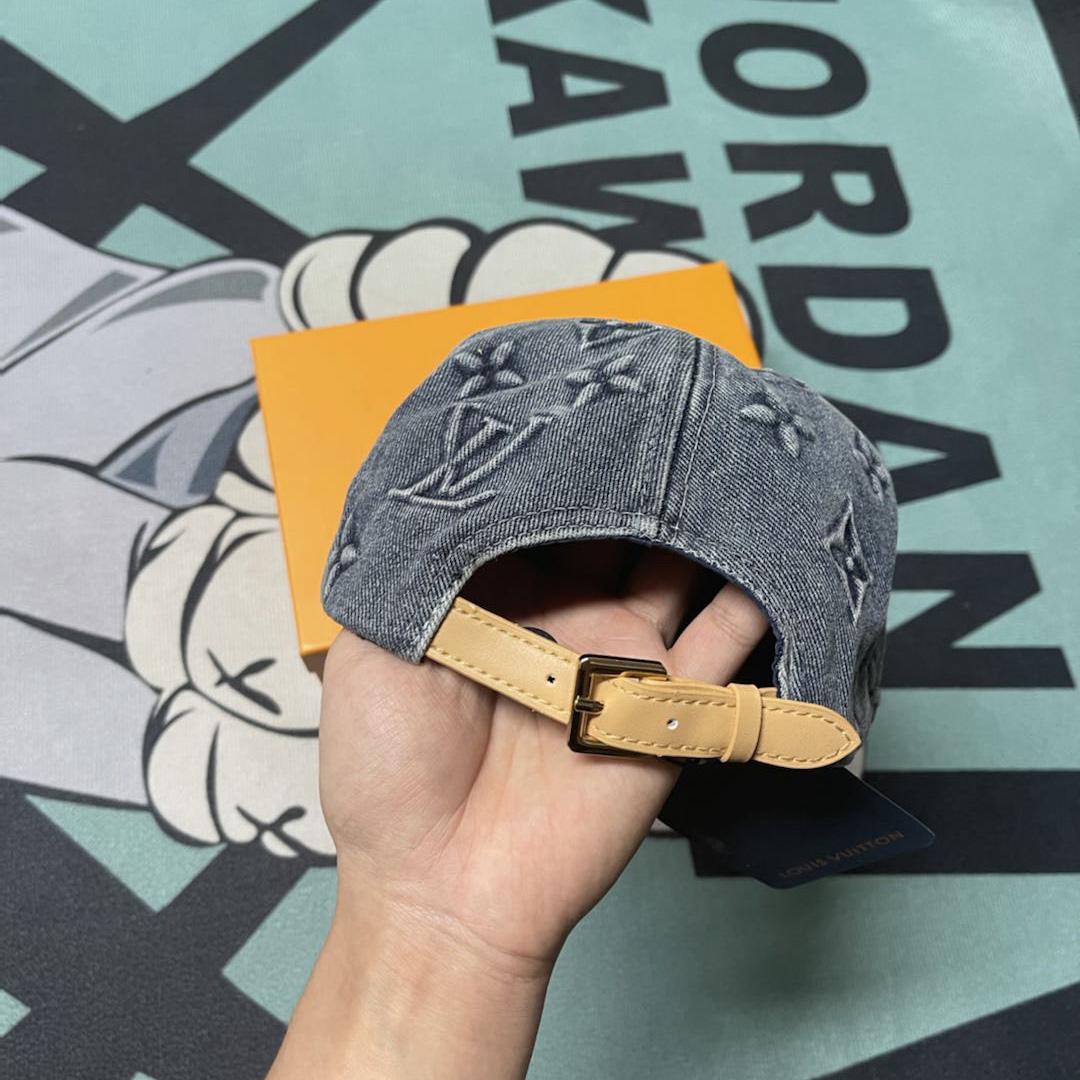 Louis Vuitton Monogram Washed Denim Cap - 