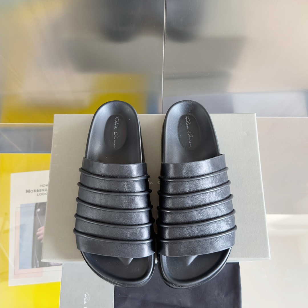 Rick Owens Ruhlmann Granola Slides - PerfectKickZ