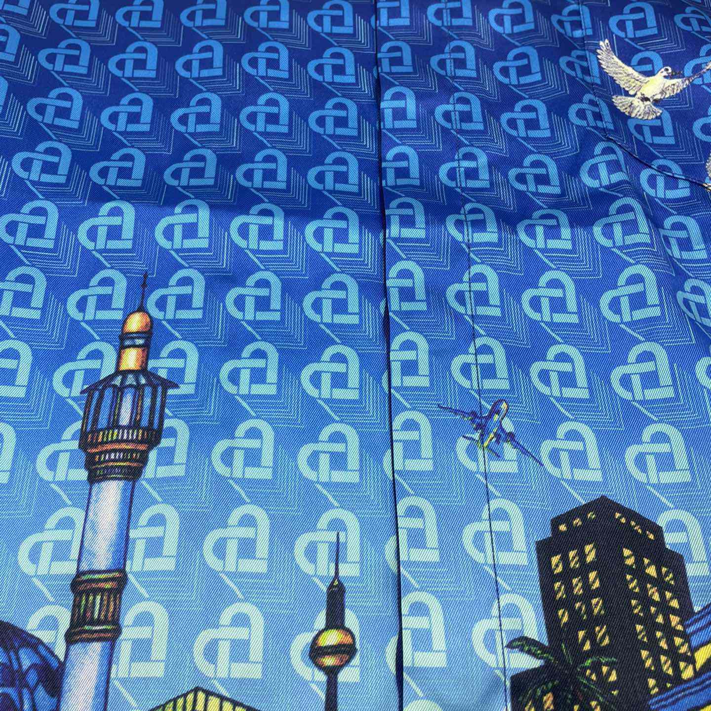 Casablanca The Night View Silk Shirt   CA3468 - PerfectKickZ