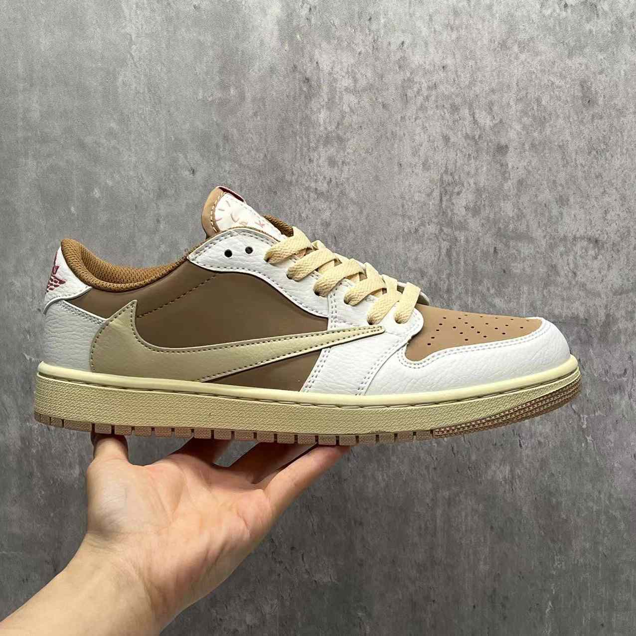 Travis Scott X Jordan 1 Low OG Sneaker   DM7866-106 - PerfectKickZ