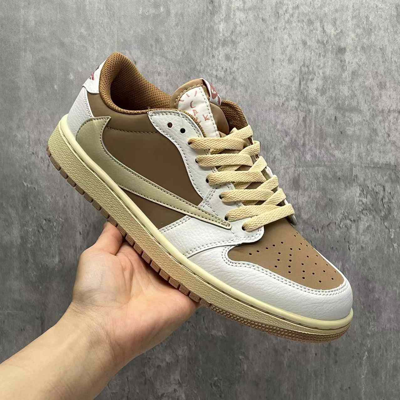 Travis Scott X Jordan 1 Low OG Sneaker   DM7866-106 - PerfectKickZ